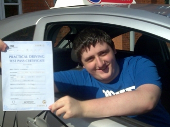 I had a brilliant drive and passed with ease with only two minors...