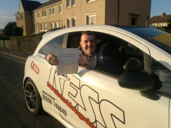 Thanks Eamon the test was very easy. 

I drove around the area that I had just practiced....