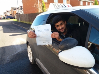 Thanks to Eamon I passed first time with great confidence, Eamon made my lessons very enjoyable and gave me good sense of knowledge on driving. I will surely recommend KESS driving school to other friends and family. Thanks again Eamon...