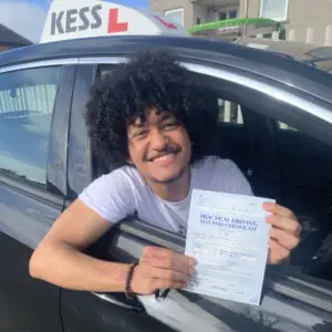 Another Passed driving test with automatic driving lessons from Kess Driving School Motherwell